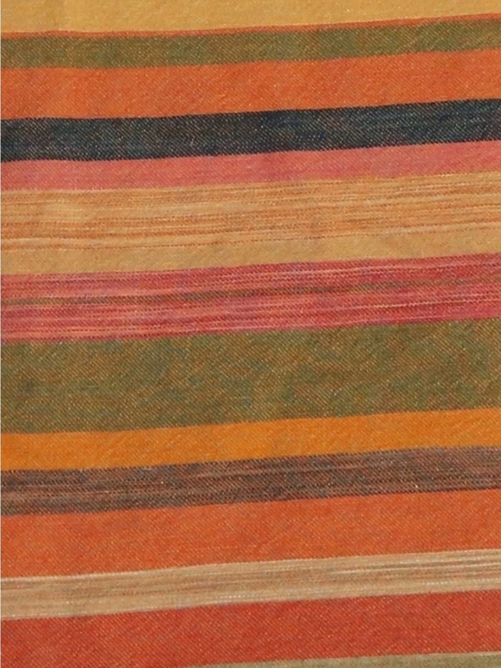 Pottery Barn Logan Stripe Sham in Rust, Mustard, Navy - Picture 4 of 4